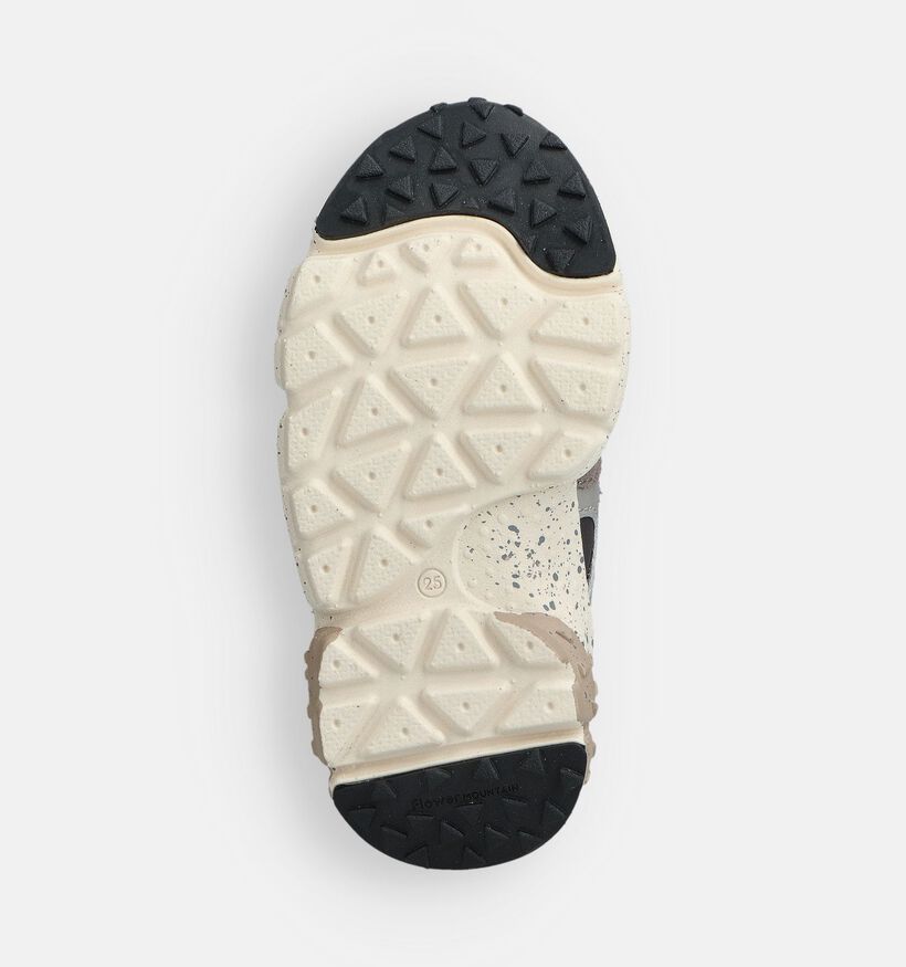 Naturino x Flower Mountain Yamano 3 Grijze Sneakers voor jongens, meisjes (364151) - geschikt voor steunzolen