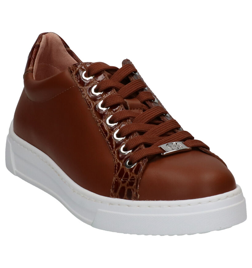 Unisa Franci Chaussures à lacets en Brun en cuir (274906)