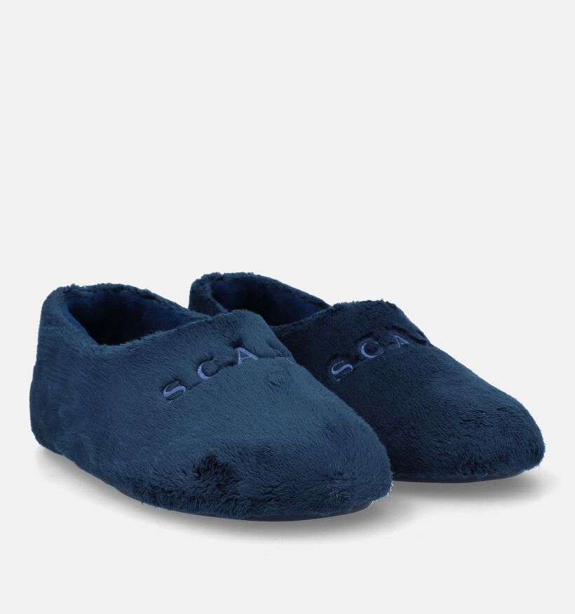 Scapa Blauwe Pantoffels voor dames (332656)