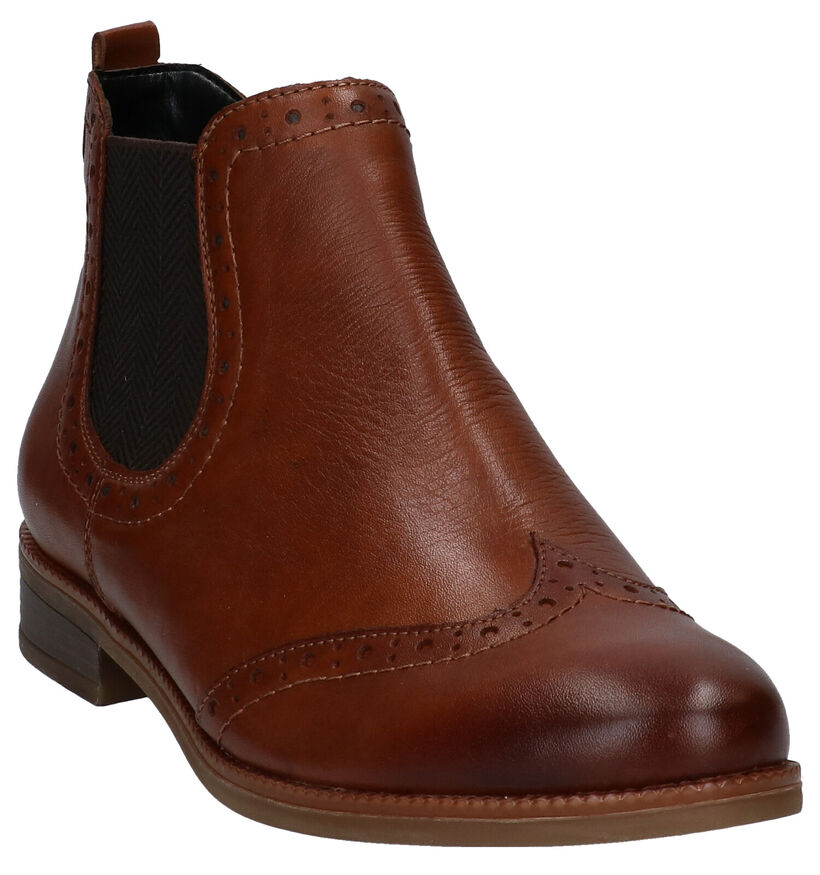 Remonte Chelsea Boots en Cognac en cuir (282745)