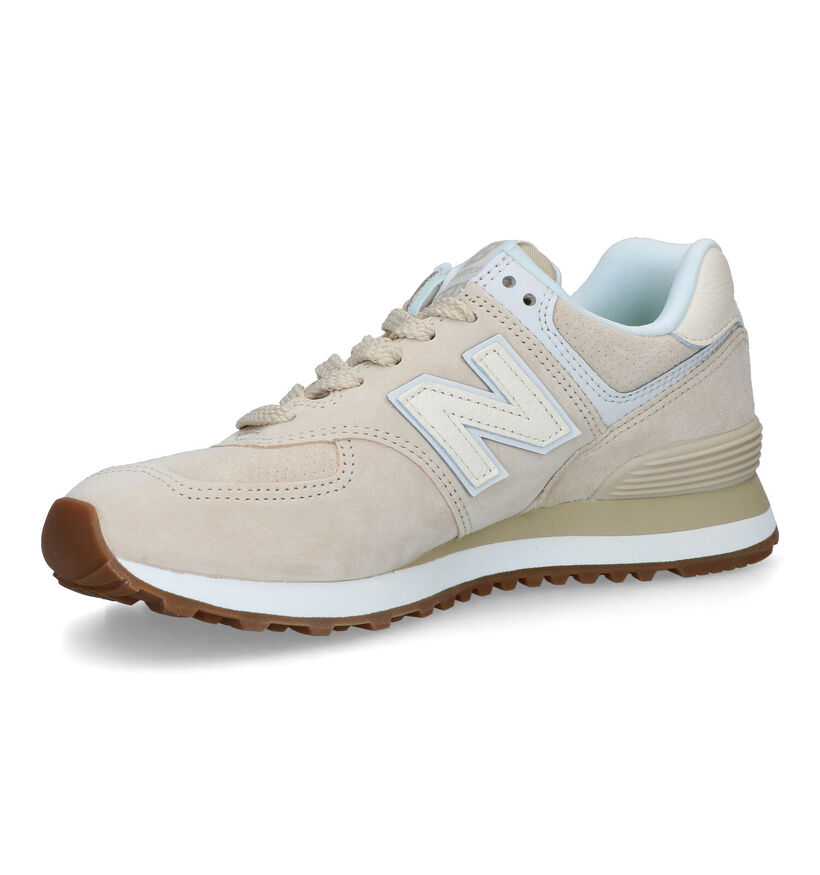 New Balance WL574 Roze Sneakers voor dames (301950) - geschikt voor steunzolen