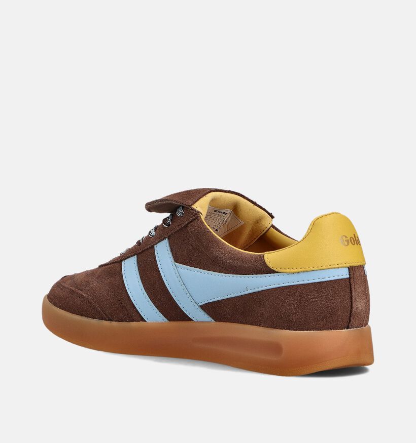 Gola Stadia 86 Baskets en Brun foncé pour femmes (360814) - pour semelles orthopédiques