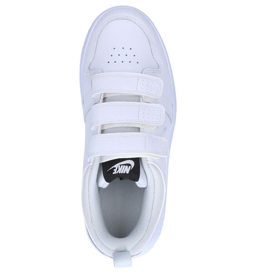 Nike Pico 5 Baskets en Blanc en cuir (253957)