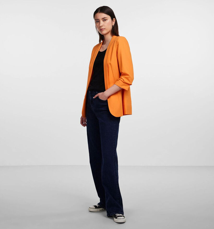 Pieces Bosella Oranje Blazer voor dames (335635)