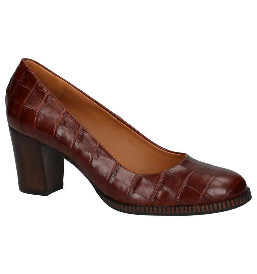 JHay Escarpins classique en Cognac en cuir (259701)