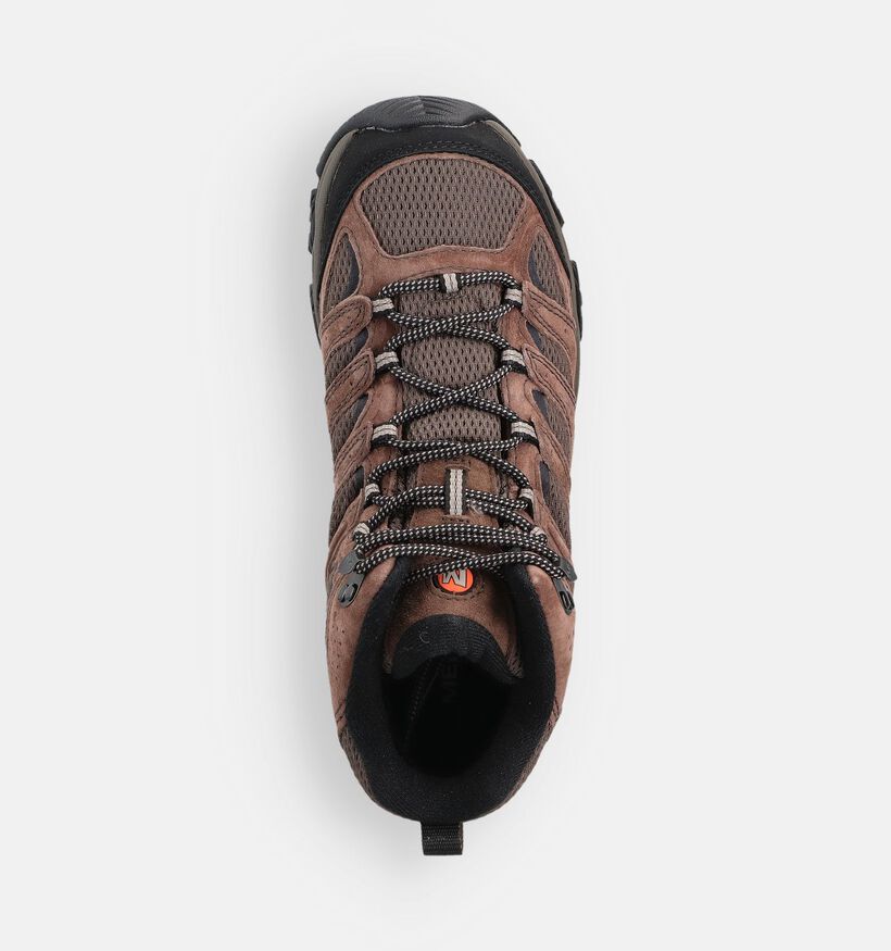 Merell MOAB 3 Mid GTX Chaussures de randonnée en Cognac pour hommes (363655) - pour semelles orthopédiques