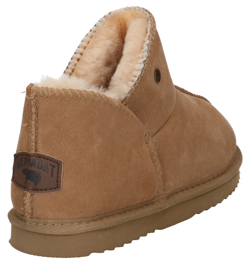 Warmbat Willow Kaki Wollen Hoge pantoffels voor dames (330328)