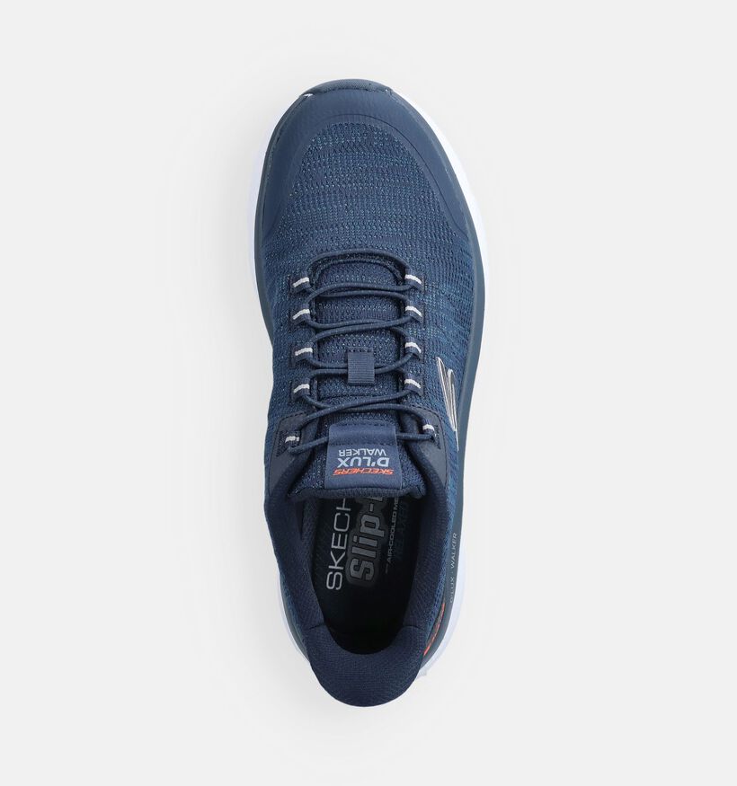 Skechers D'Lux Walker 3.0 Donkerblauwe Slip-in Sneakers voor heren (371085) - geschikt voor steunzolen