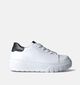Gabor Best Fitting Witte Sneakers met plateauzool voor dames (361881) - geschikt voor steunzolen