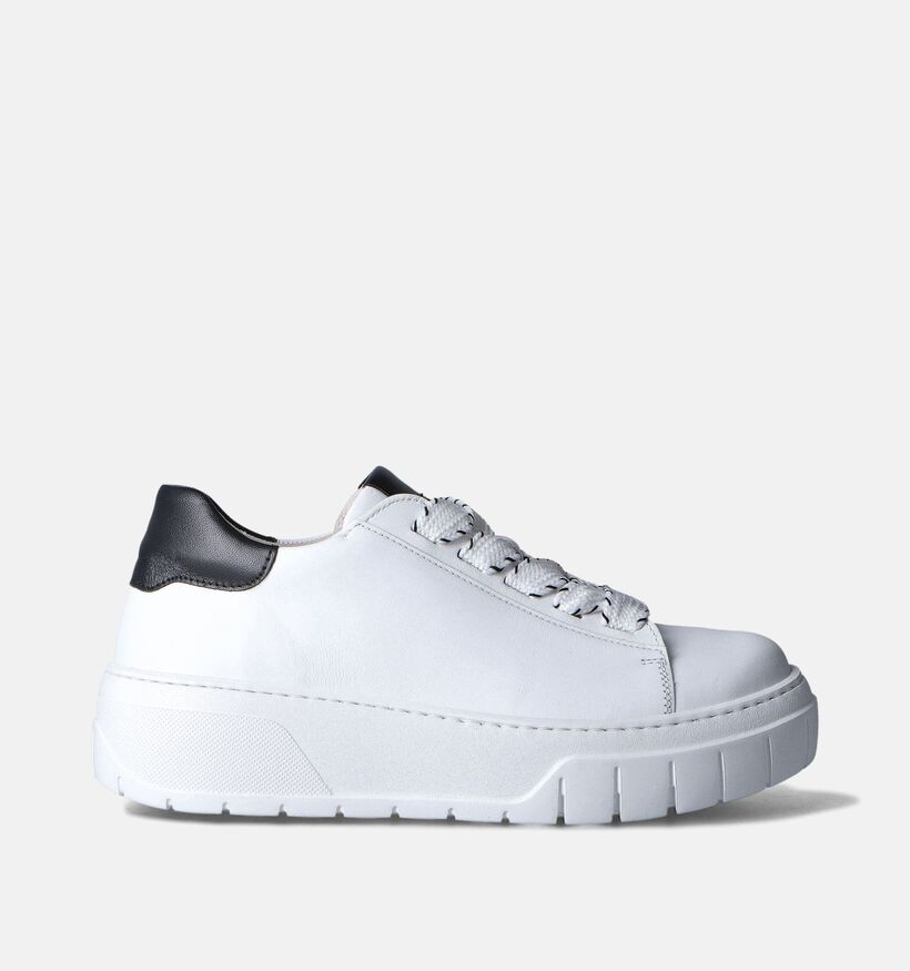 Gabor Best Fitting Witte Sneakers met plateauzool voor dames (361881) - geschikt voor steunzolen