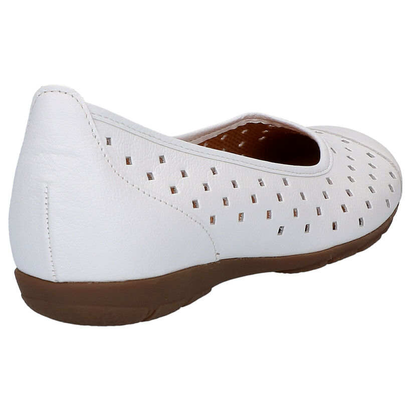 Gabor Hoovercraft Ballerines en Blanc en cuir (271655)