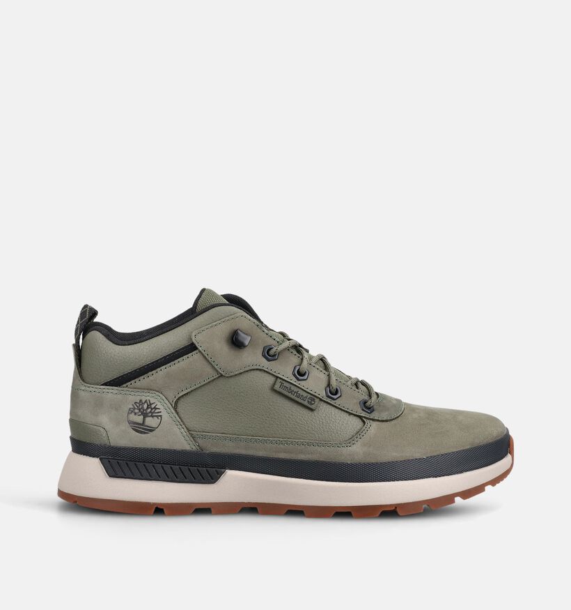 Timberland Field Trekker Low Baskets basses en Vert fonc&eacute; pour hommes (378141) - pour semelles orthop&eacute;diques