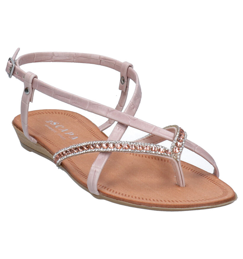 Scapa Sicilie Cognac Sandalen in kunstleer (275077)