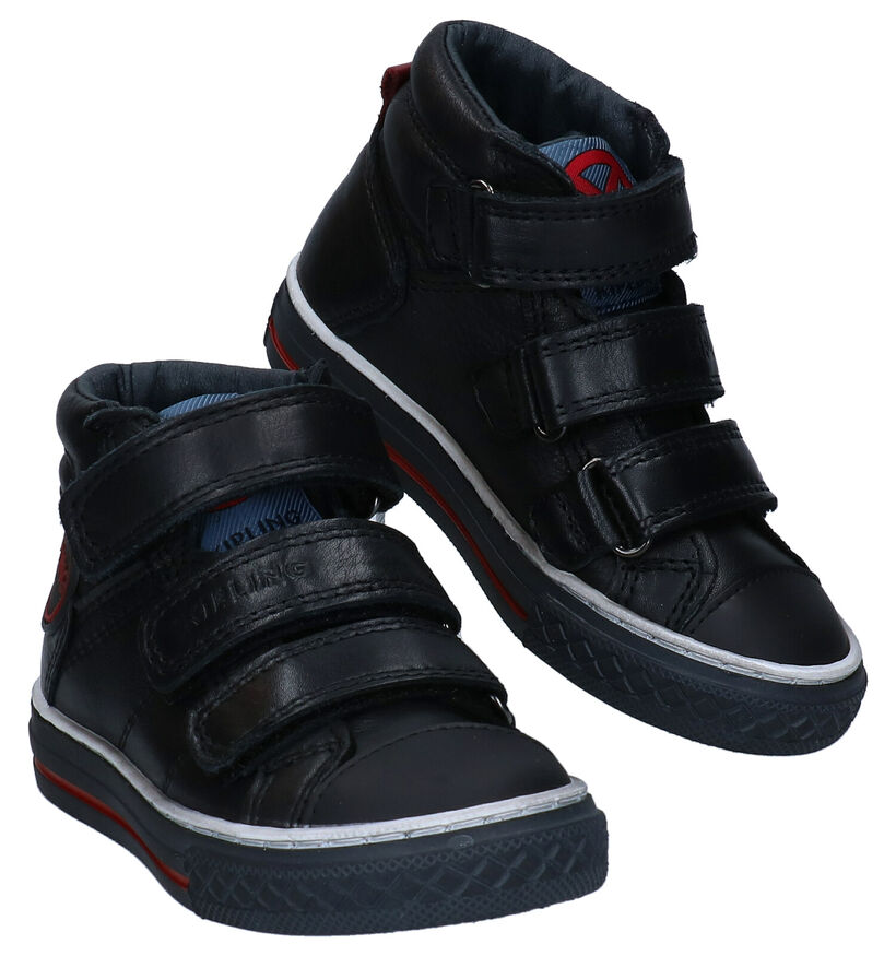 Kipling Dave Bottines en Noir pour gar&ccedil;ons (282899) - pour semelles orthop&eacute;diques