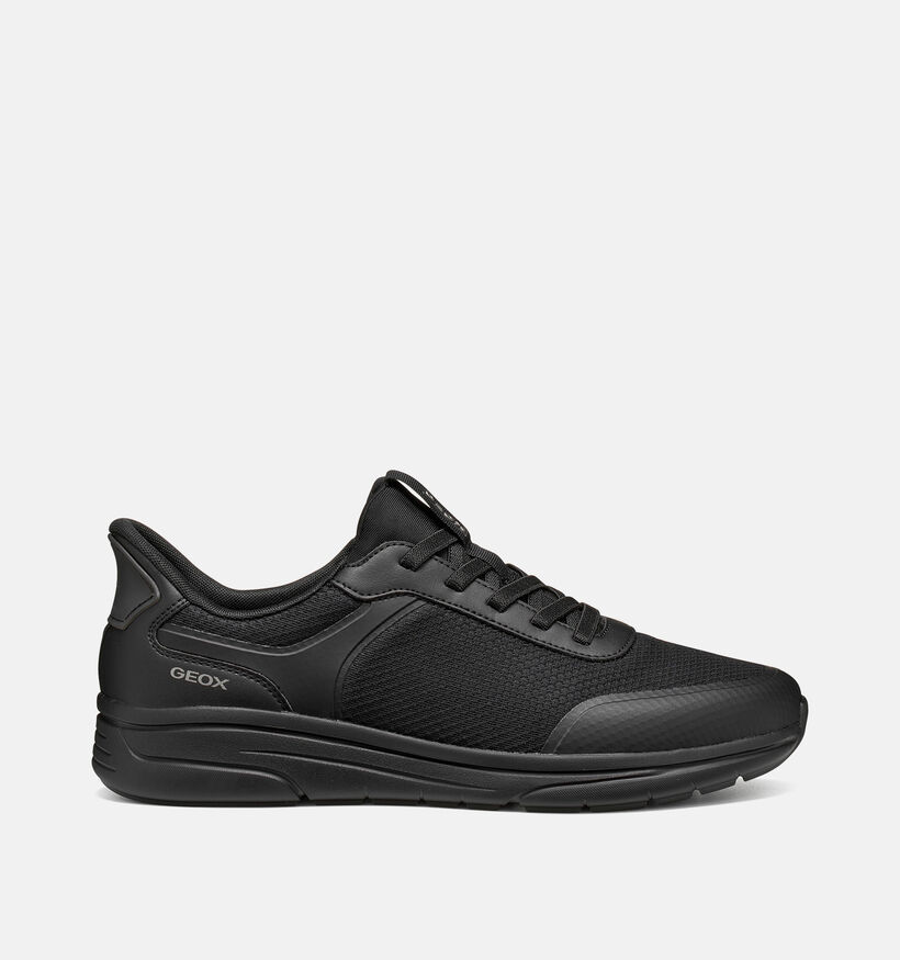 Geox Klaiver Plus Zwarte Sneakers voor heren (377704) - geschikt voor steunzolen