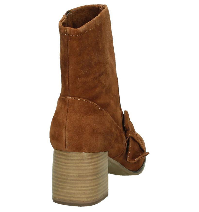 Tamaris Bottes basses en Cognac en daim (186816)