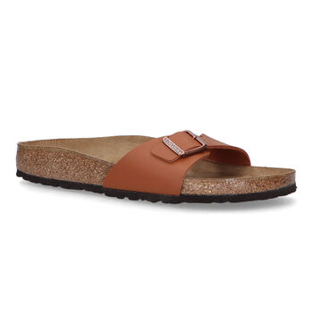 Slippers cognac