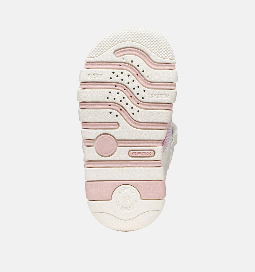 Geox Iupidoo Strawberry Sandales pour b&eacute;b&eacute; en Blanc/Rose pour filles (368871)