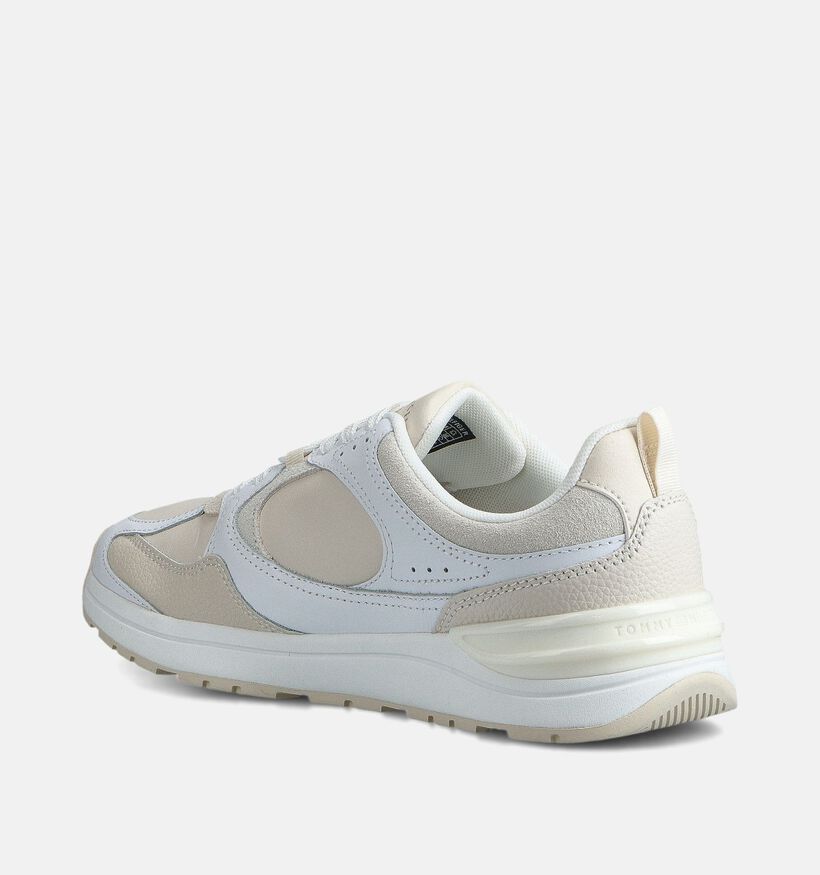 Tommy Hilfiger Fashion Runner Baskets en Blanc pour femmes (366174) - pour semelles orthopédiques
