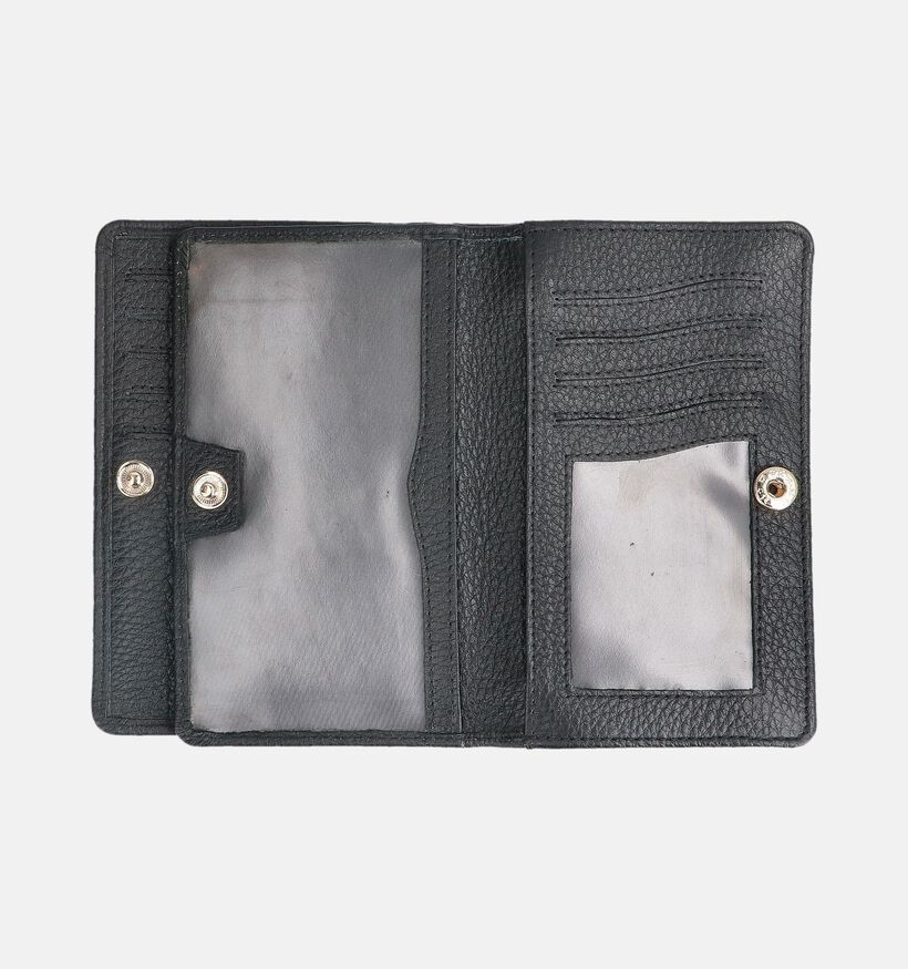 Crinkles Zwarte Portefeuille voor dames (365758)