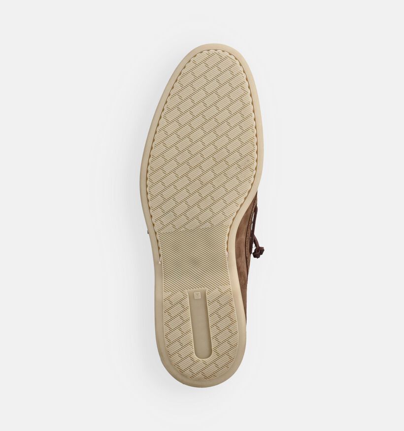 Ambiorix Relax Chaussures bateau en Taupe pour hommes (373469)