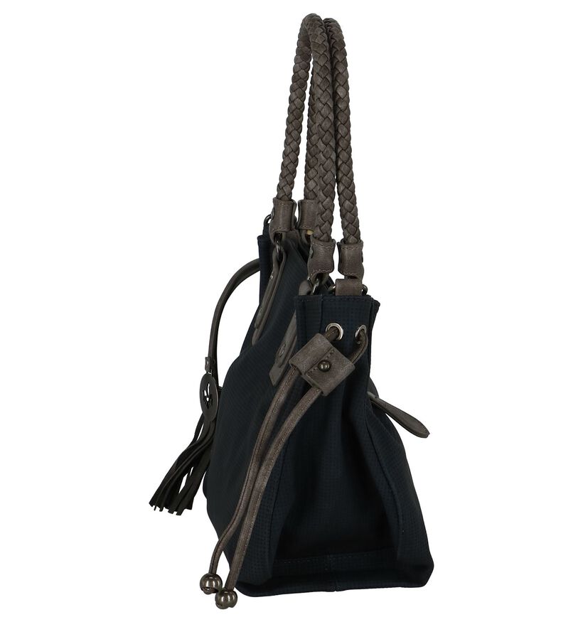 Donkerblauwe Handtas met Afneembare Riem Rieker in imitatieleer (230072)