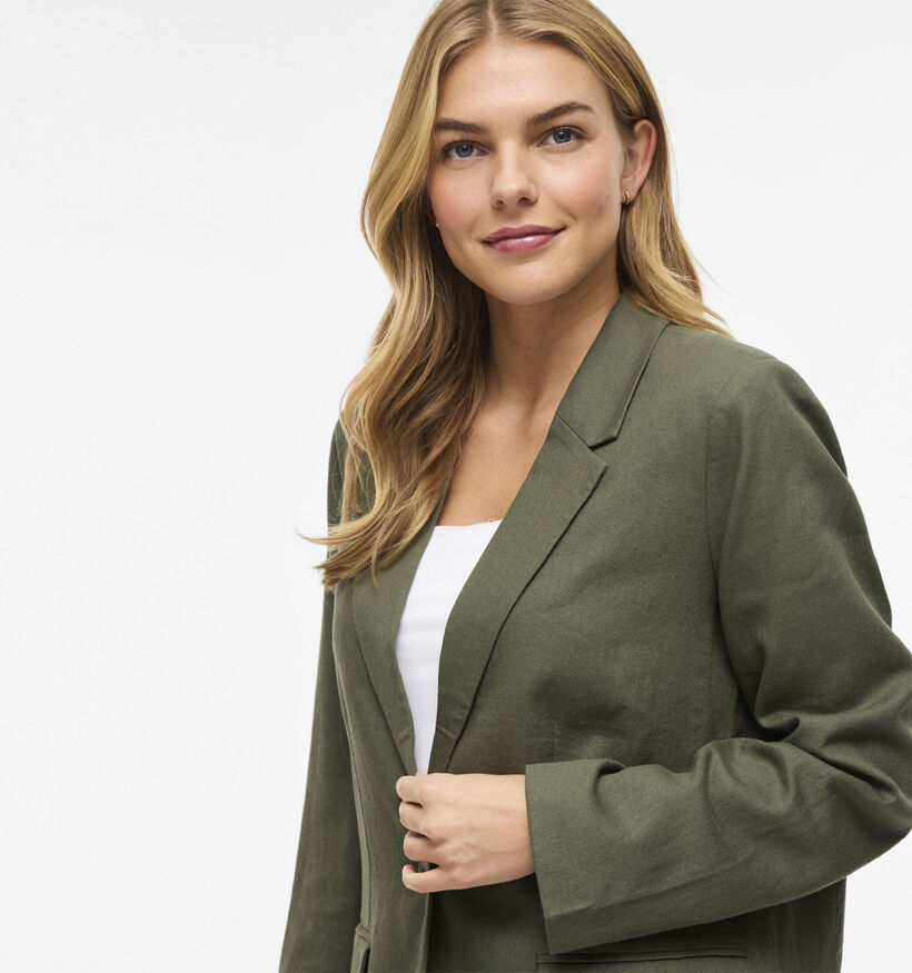 Vila Jolanda Linen Blend Groene Blazer voor dames (368039)