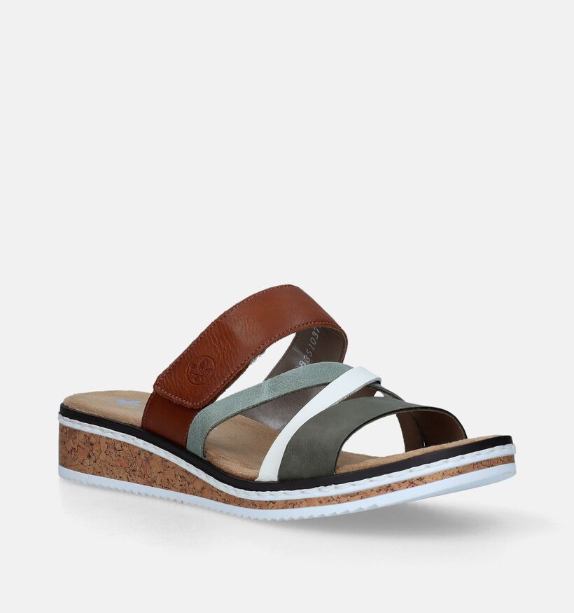 Rieker Slippers met sleehak voor dames (339062)