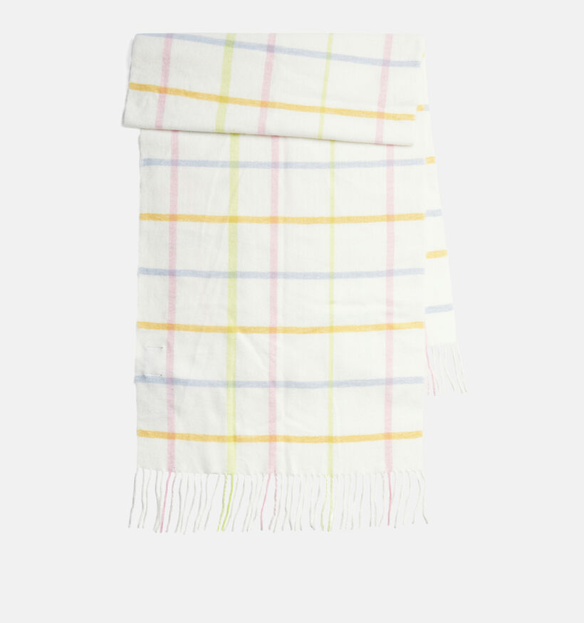 Pieces Cella Long Châle en Écru pour femmes (347479)