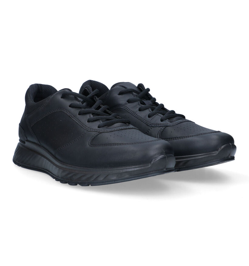 ECCO Exostride Chaussures à lacets en Noir pour hommes (321458) - pour semelles orthopédiques