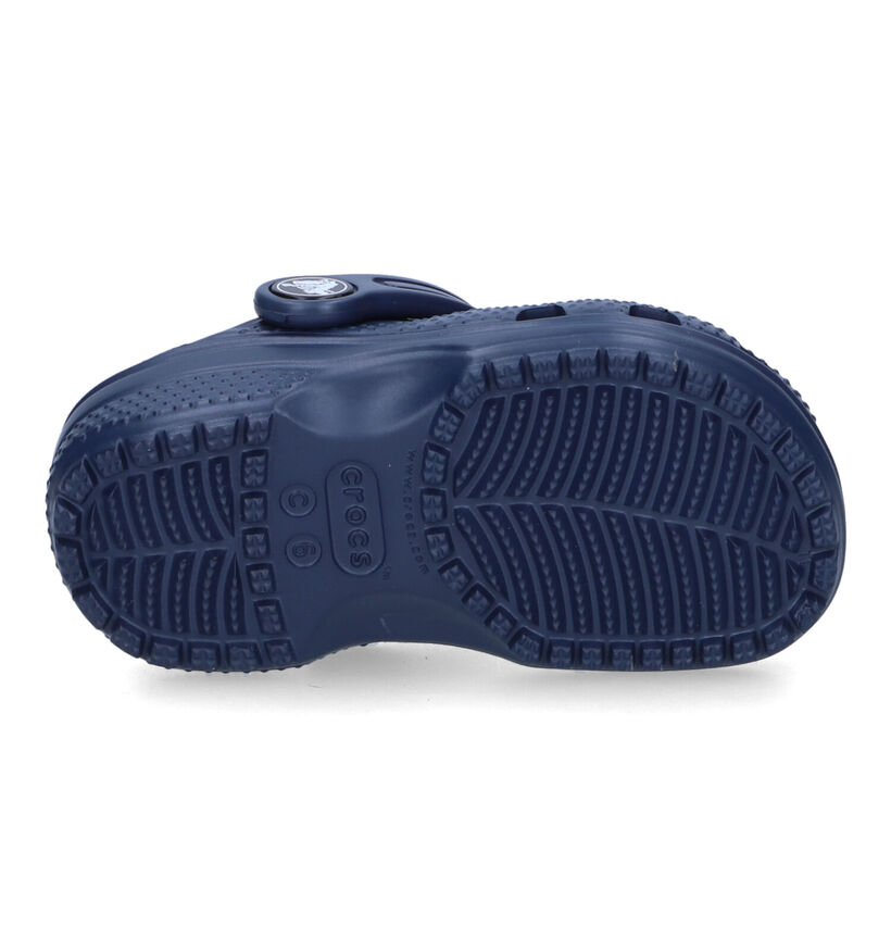 Crocs Classic Clog Nu-pieds en Bleu pour filles, garçons (307767)