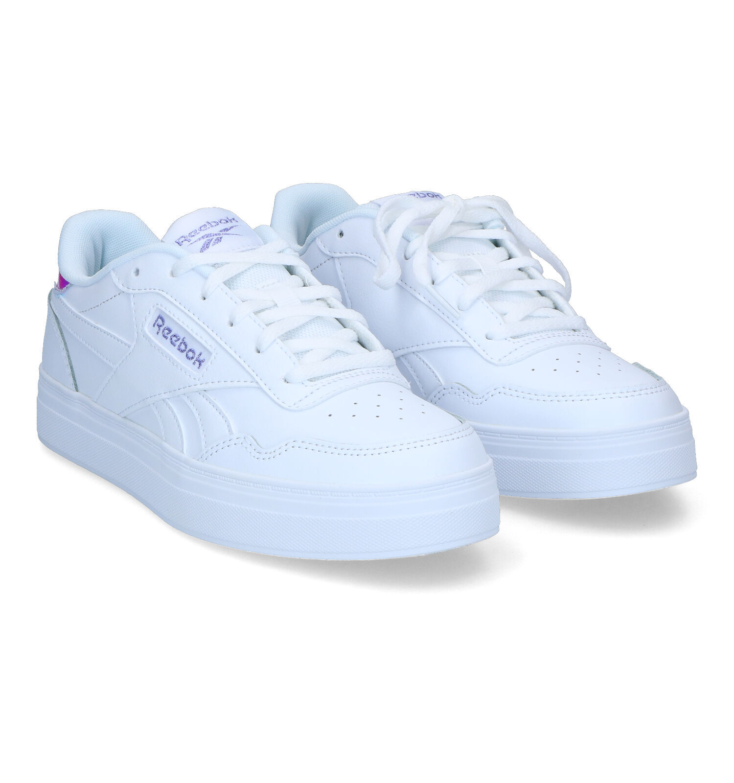 Reebok Court Advance Bold Witte Sneakers Dames Sneakers Online