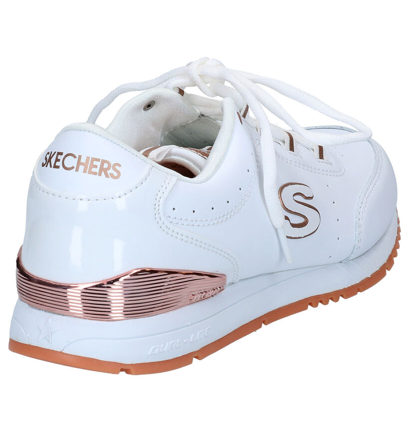 Skechers Sunlite Baskets en Blanc en cuir (291995)