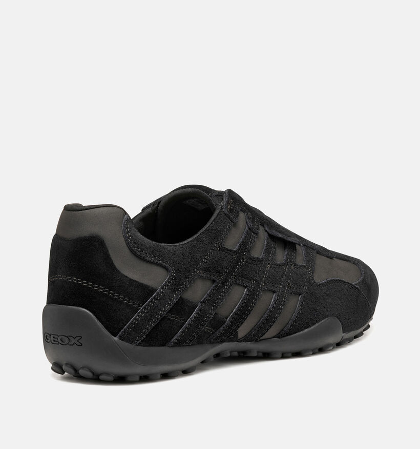 Geox Snake Original Chaussures plates en Noir pour hommes (360116) - pour semelles orthopédiques