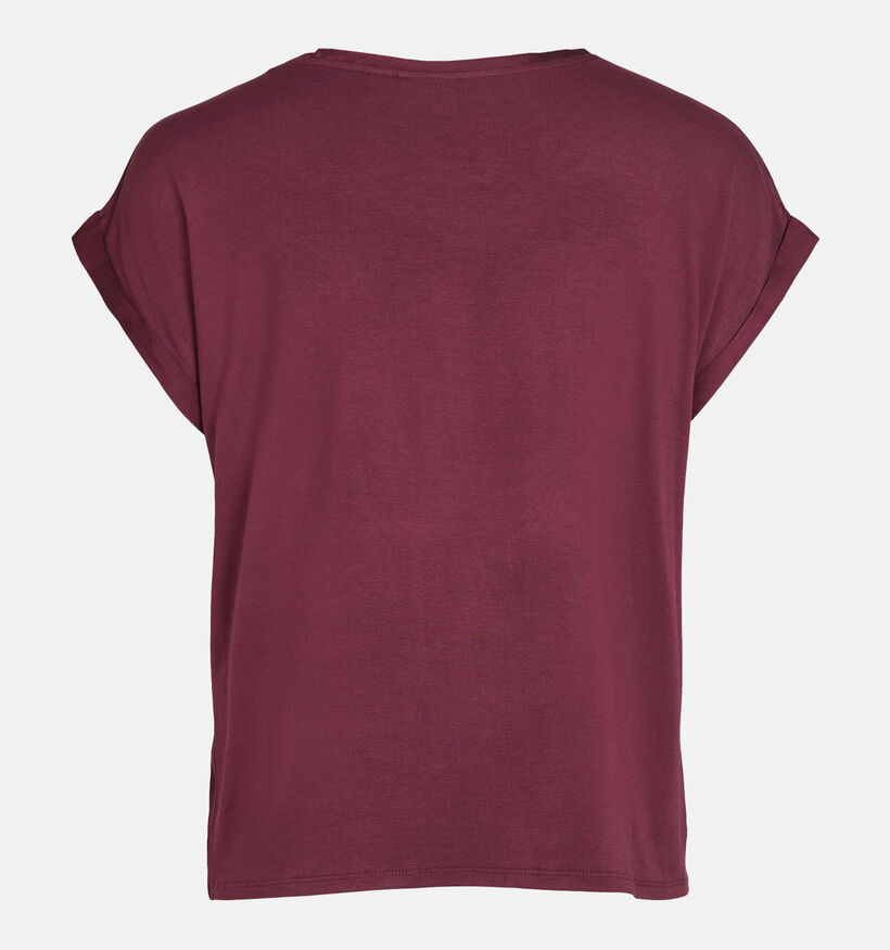 Vila Ellette Bordeaux T-shirt voor dames (340665)