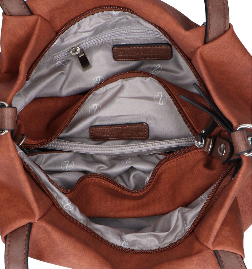 Emily & Noah Elke Blauwe Shopper tas met rits voor dames (340657)