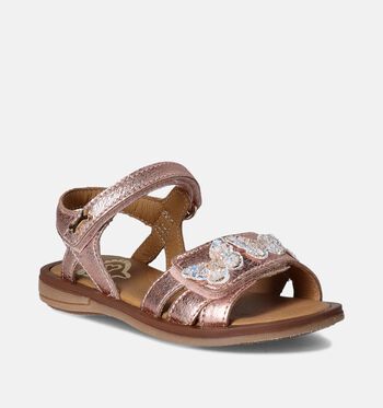 STONES and BONES Sandalen Blauw/Rose gold