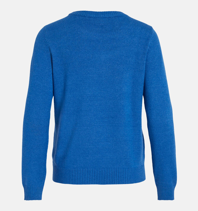 Vila Ril Pull en tricot en Bleu pour femmes (328850)