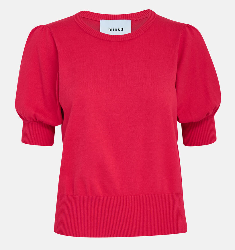 Minus Liva Knit Pull en Rouge pour femmes (371812)