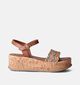 Tamaris Sandales compensées en Cognac pour femmes (354413)