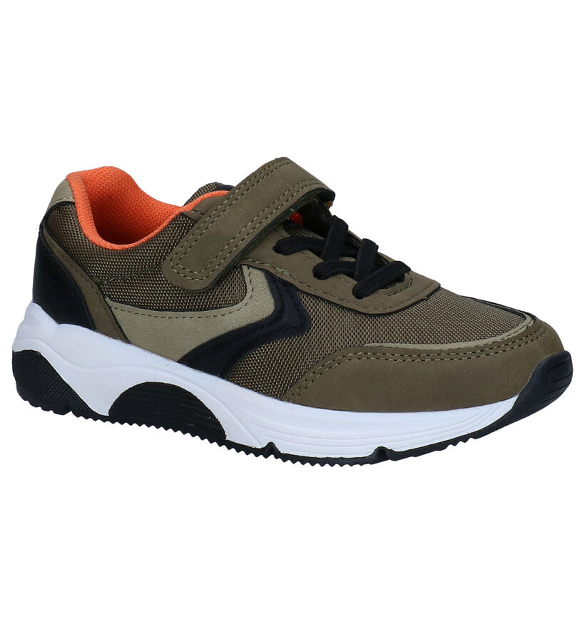 Hampton Bays Kaki Sneakers in kunstleer (297756)