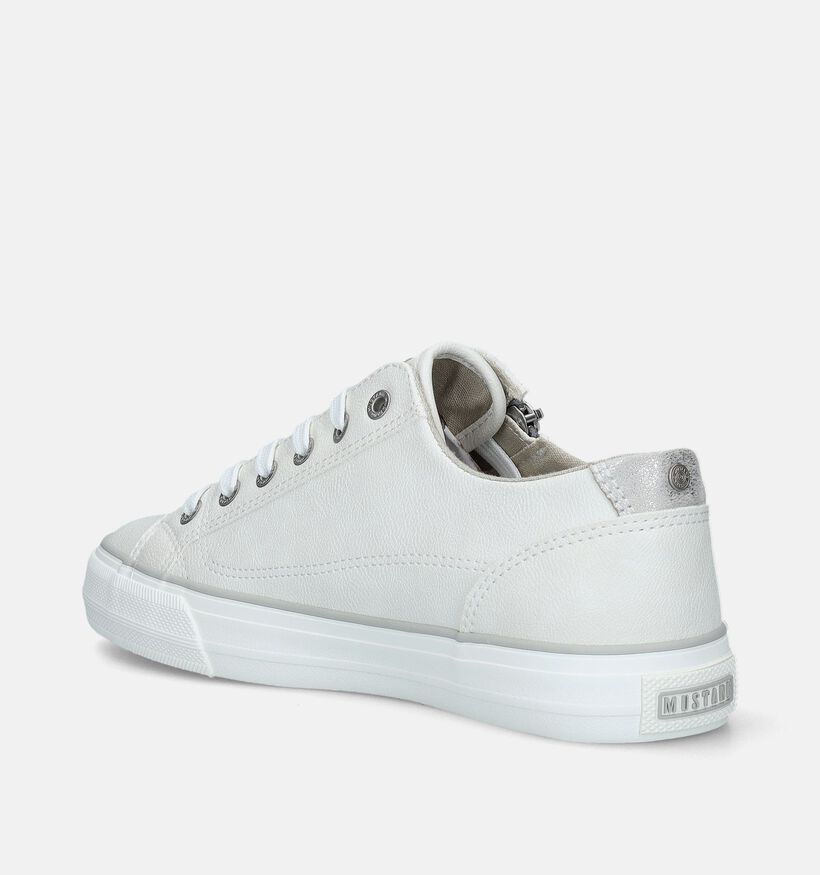 Mustang Witte Sneakers voor dames (336419) - geschikt voor steunzolen