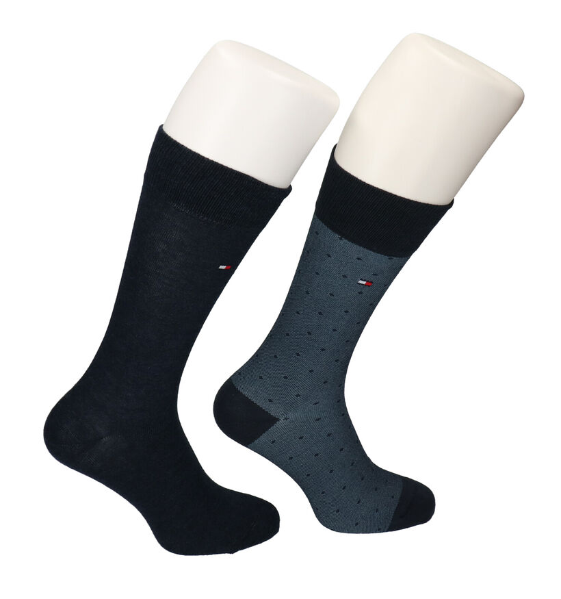 Tommy Hilfiger Chaussettes en Bleu foncé - 4 paires pour hommes (256696)