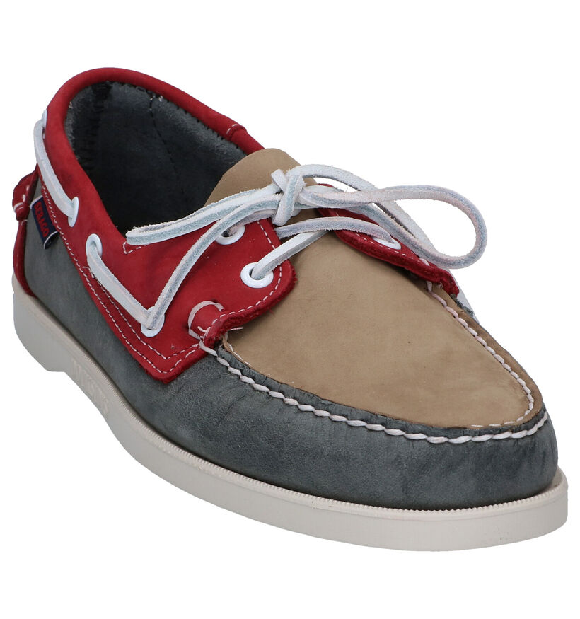 Sebago Dockside Portland Spinnaker Chaussures bateau en Bleu pour hommes (336835)