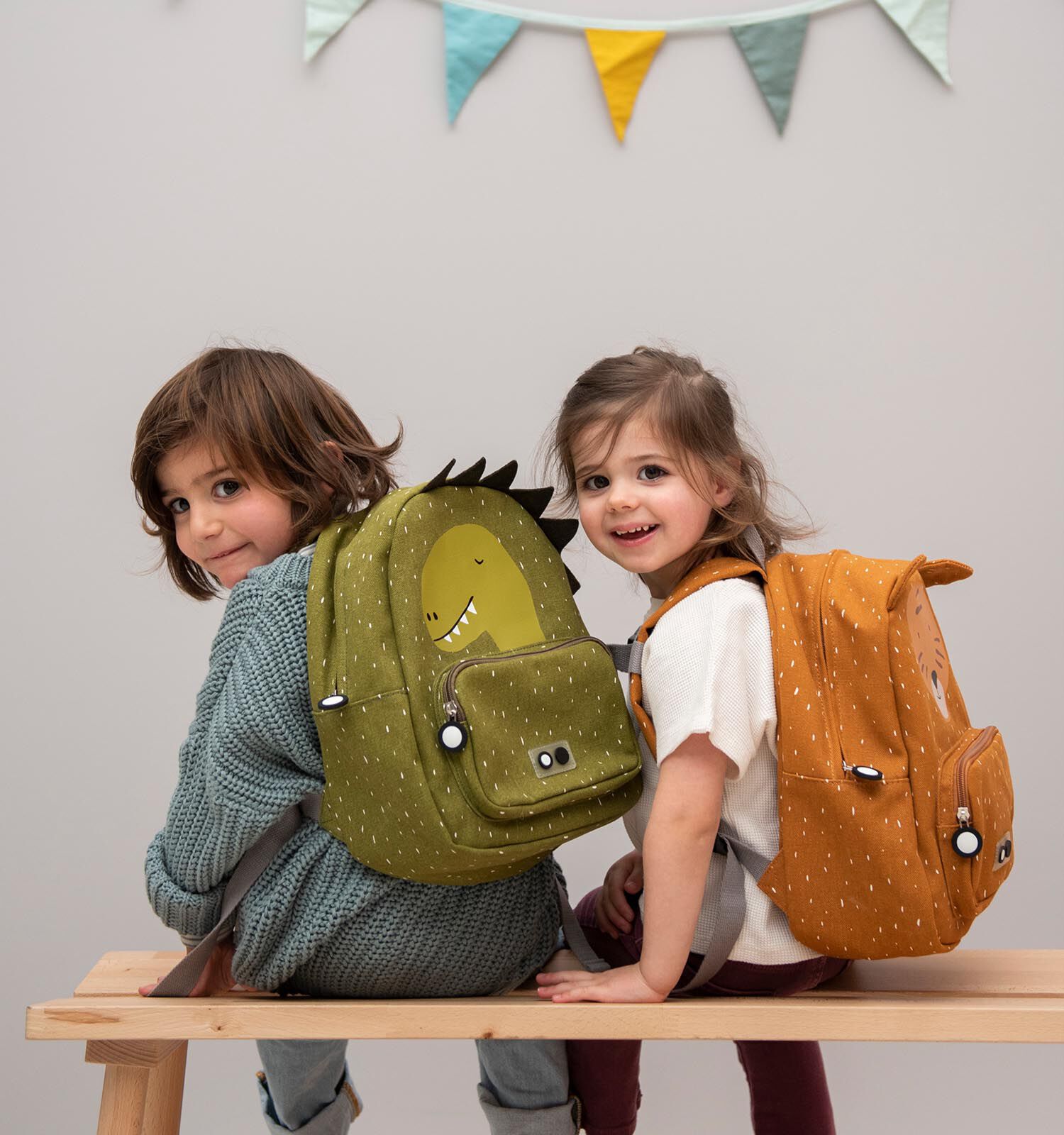 Trixie Mr. Dino Groene Rugzak Meisjes Jongens Rugzakken Online
