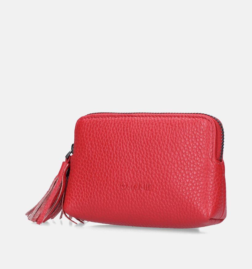 Euro-Leather Porte-monnaie en Rouge pour femmes (343443)