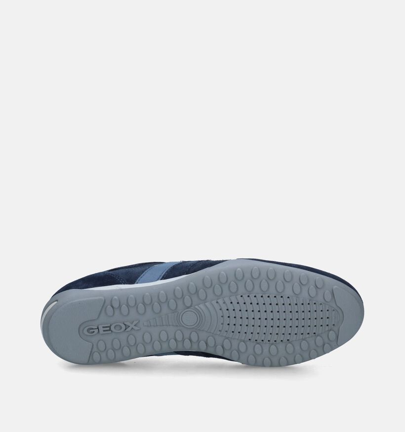 Geox Wells Chaussures à lacets en Bleu pour hommes (317555) - pour semelles orthopédiques