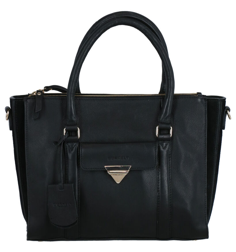 Burkely Secret Sage Zwarte Handtas in leer (273953)