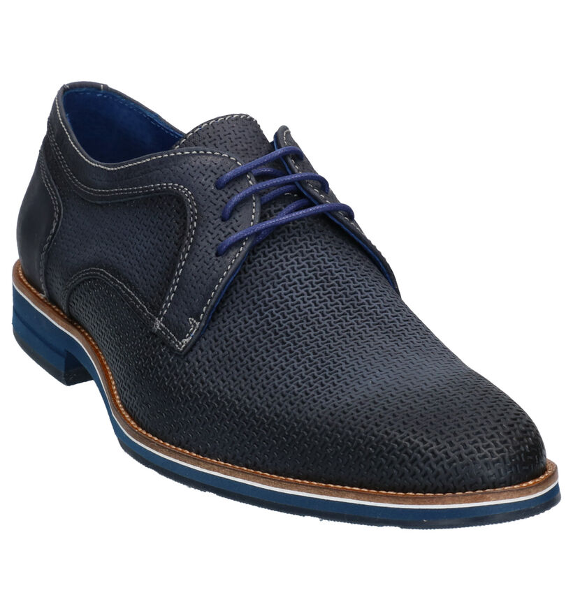 Braend Chaussures habillées en Bleu en cuir (272572)