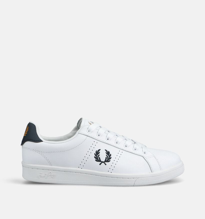 Fred Perry Witte Lage Schoenen voor heren (375108) - geschikt voor steunzolen